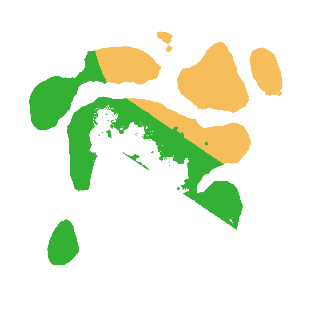 Biome Rust Map: Barren, Size: 2500, Seed: 2432877