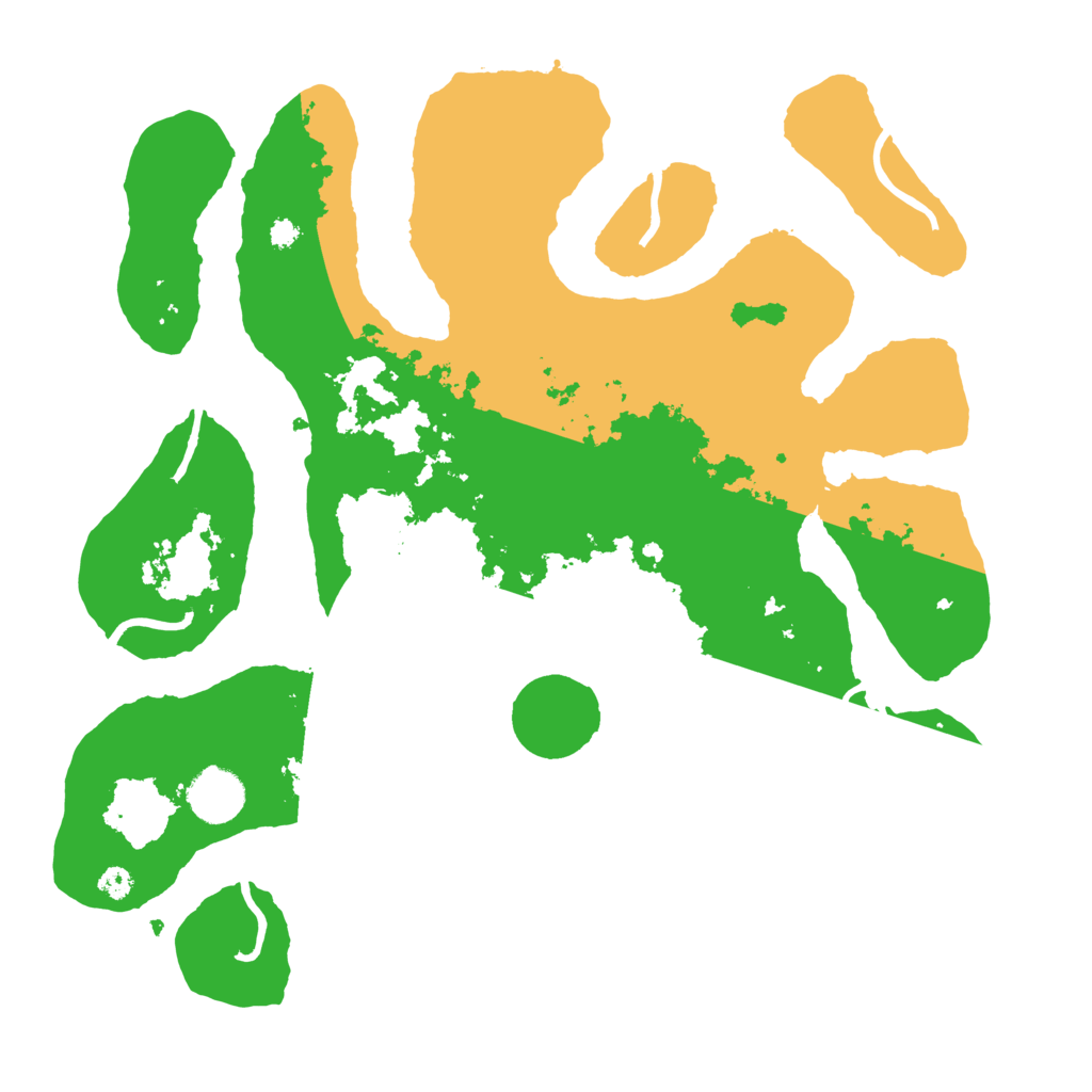 Biome Rust Map: Procedural Map, Size: 3500, Seed: 925369