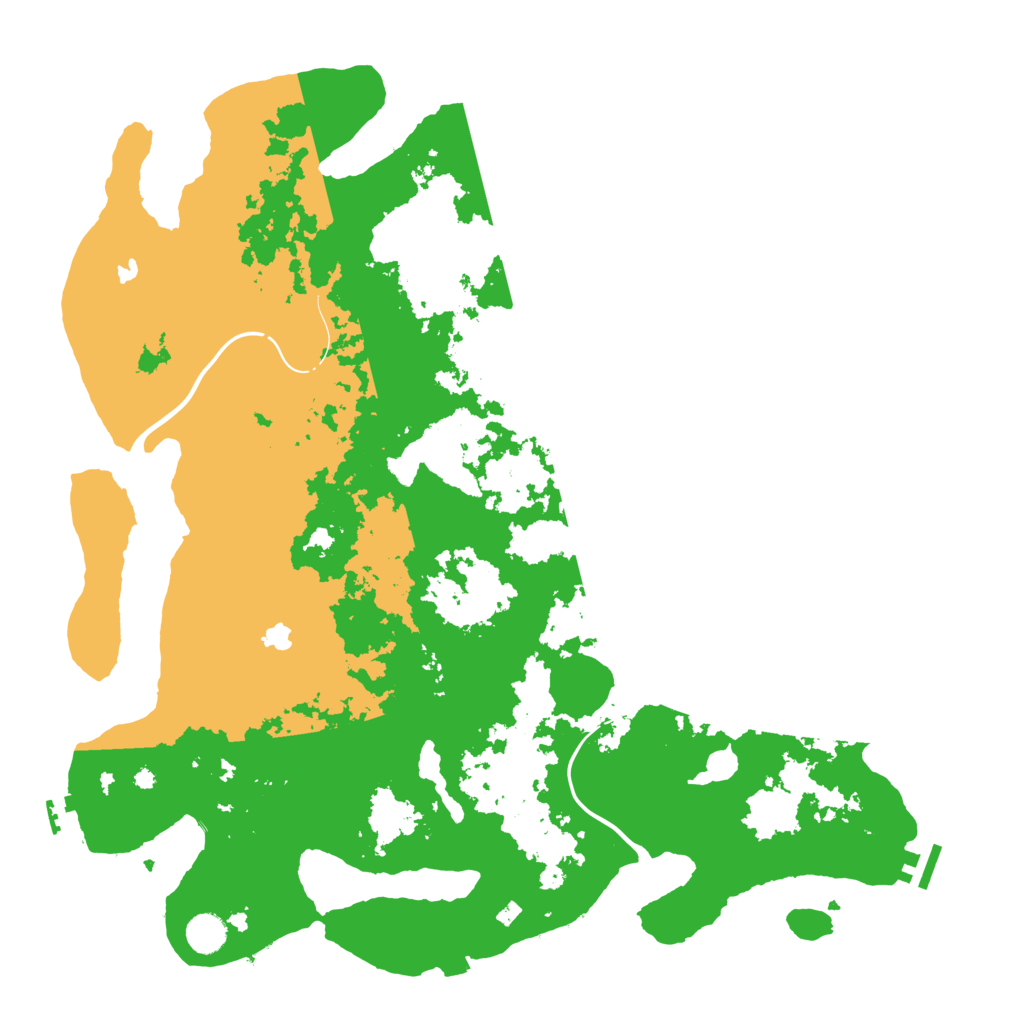 Biome Rust Map: Procedural Map, Size: 4500, Seed: 4480416