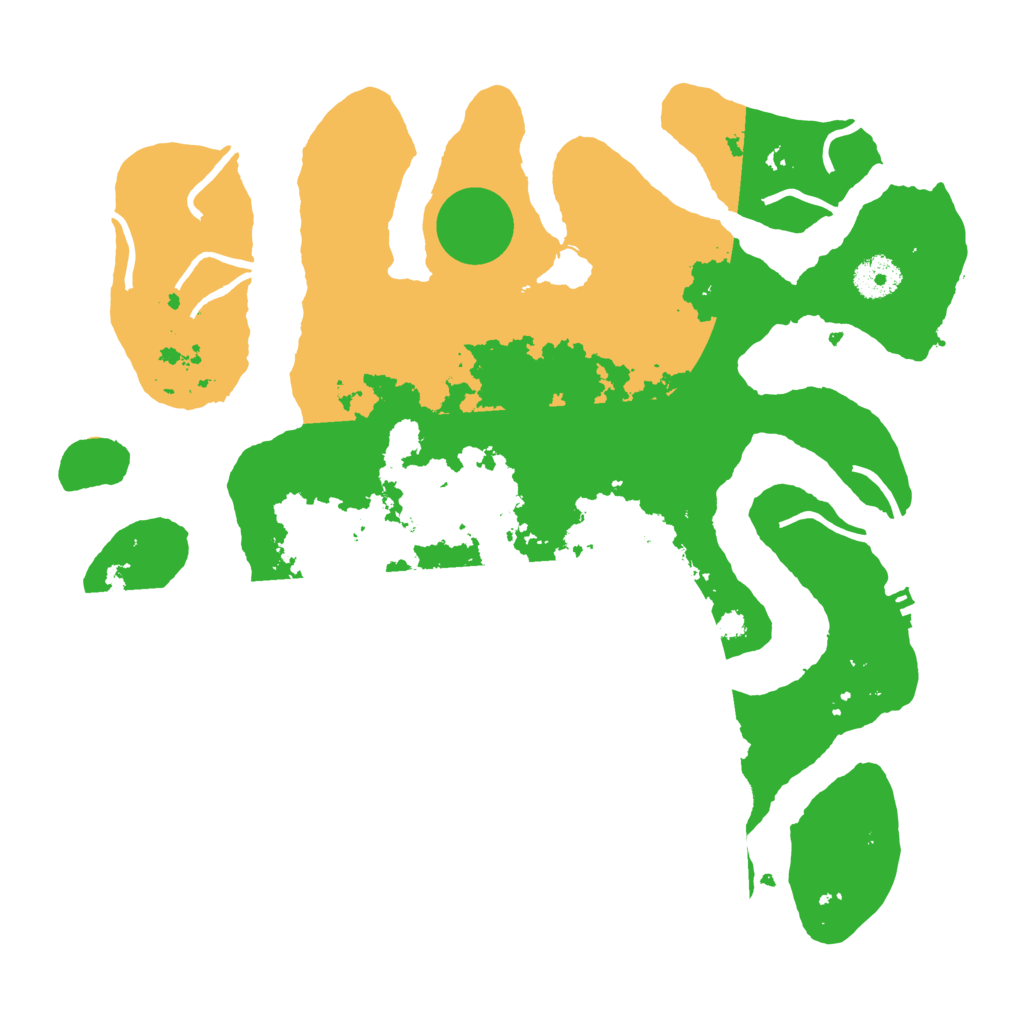 Biome Rust Map: Procedural Map, Size: 3500, Seed: 945719