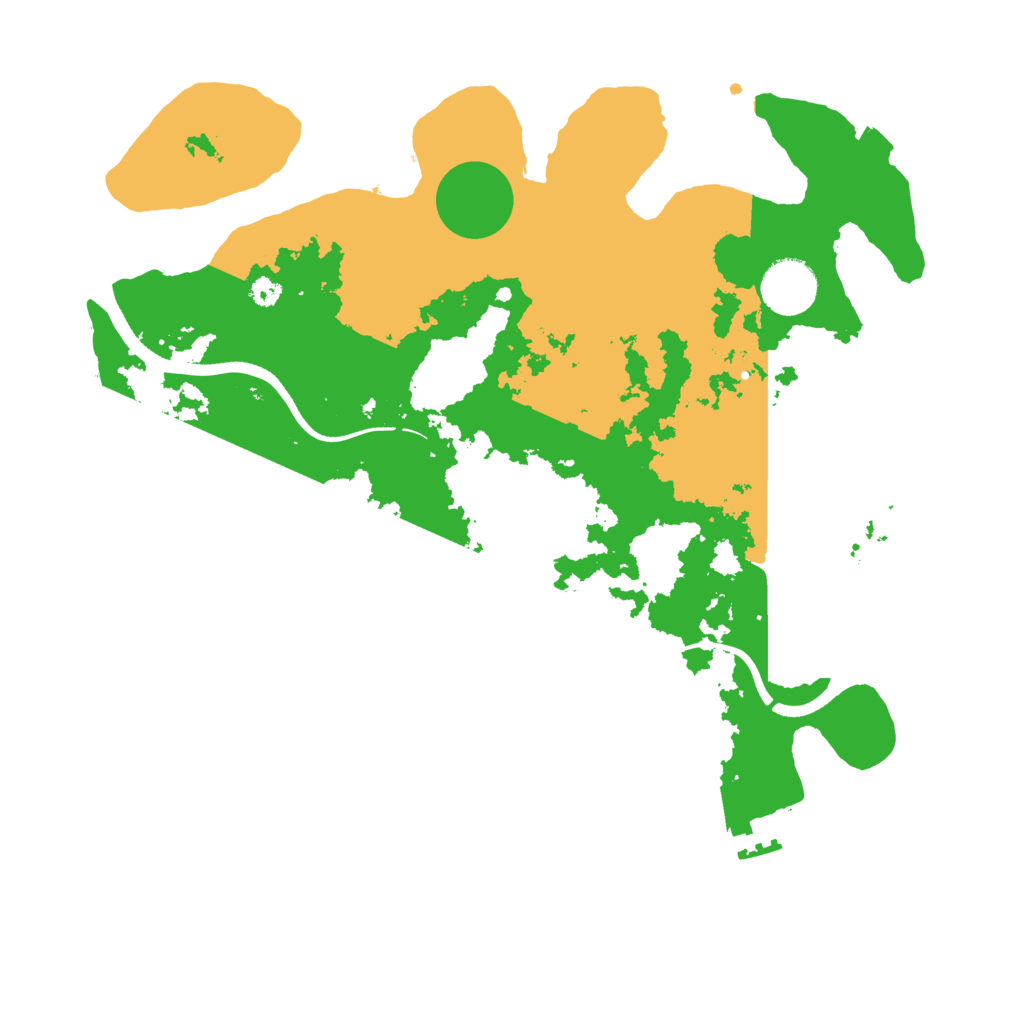 Biome Rust Map: Procedural Map, Size: 3500, Seed: 1839279