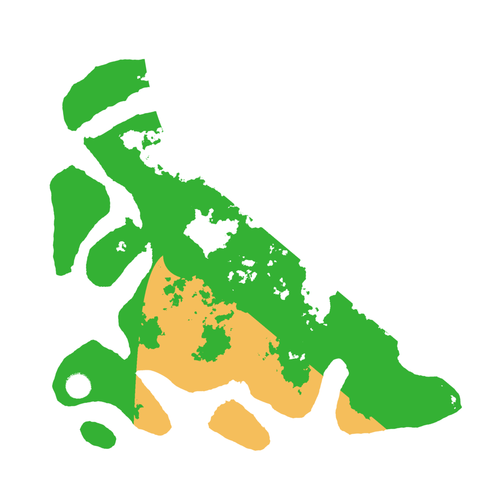 Biome Rust Map: Barren, Size: 3500, Seed: 1314503