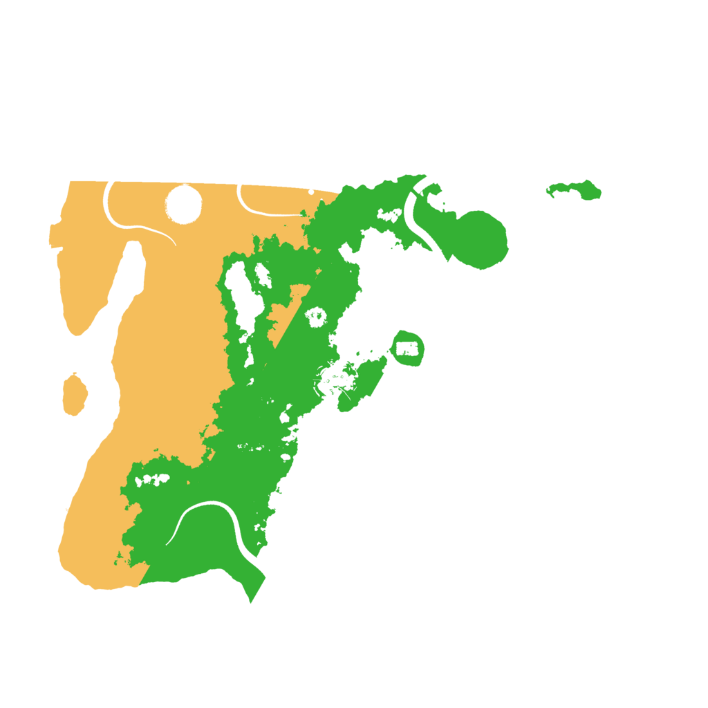 Biome Rust Map: Procedural Map, Size: 3500, Seed: 638278