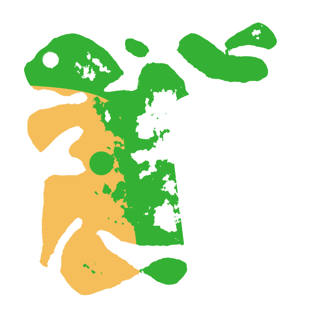 Biome Rust Map: Barren, Size: 3500, Seed: 665671