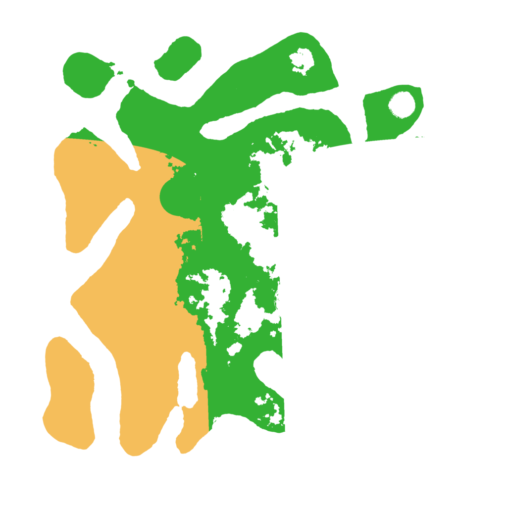 Biome Rust Map: Barren, Size: 3500, Seed: 2055640