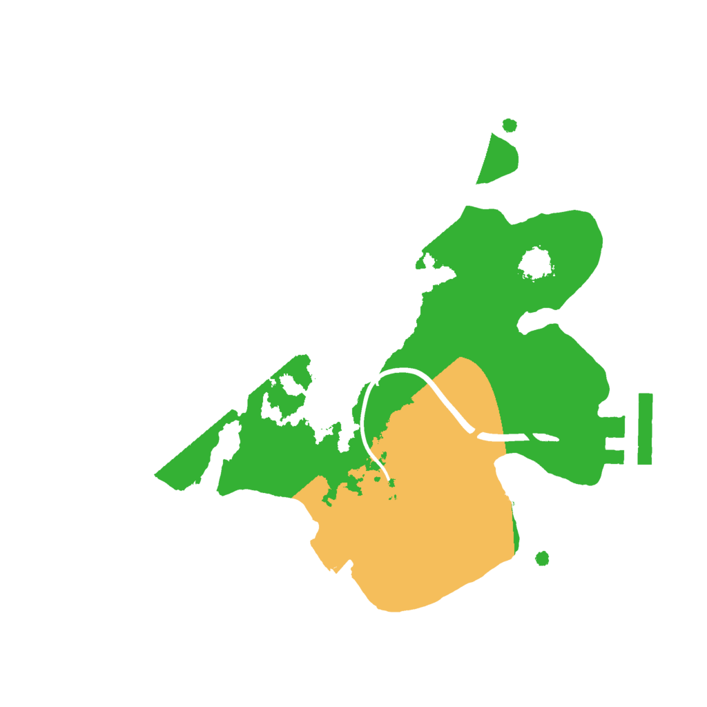 Biome Rust Map: Procedural Map, Size: 2000, Seed: 534766336