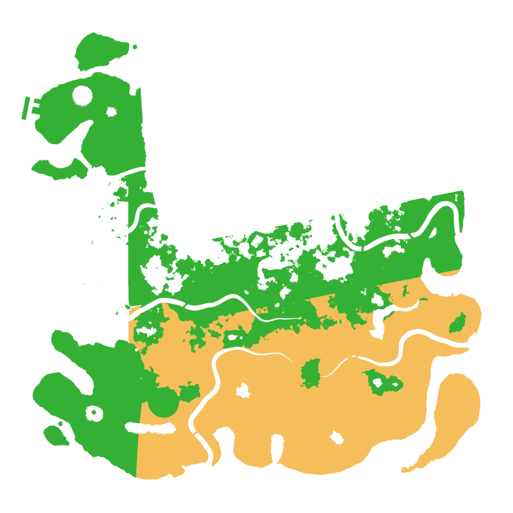 Biome Rust Map: Procedural Map, Size: 4500, Seed: 5082721