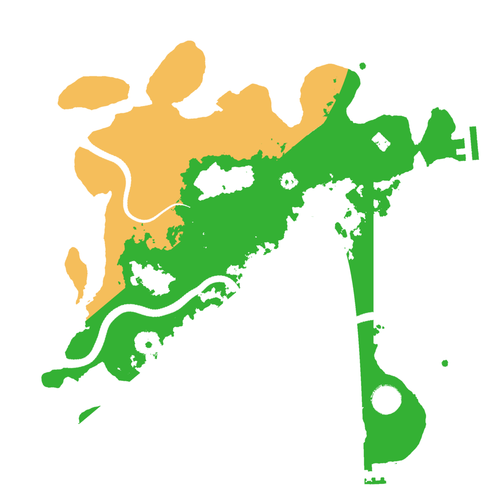 Biome Rust Map: Procedural Map, Size: 3000, Seed: 263974696