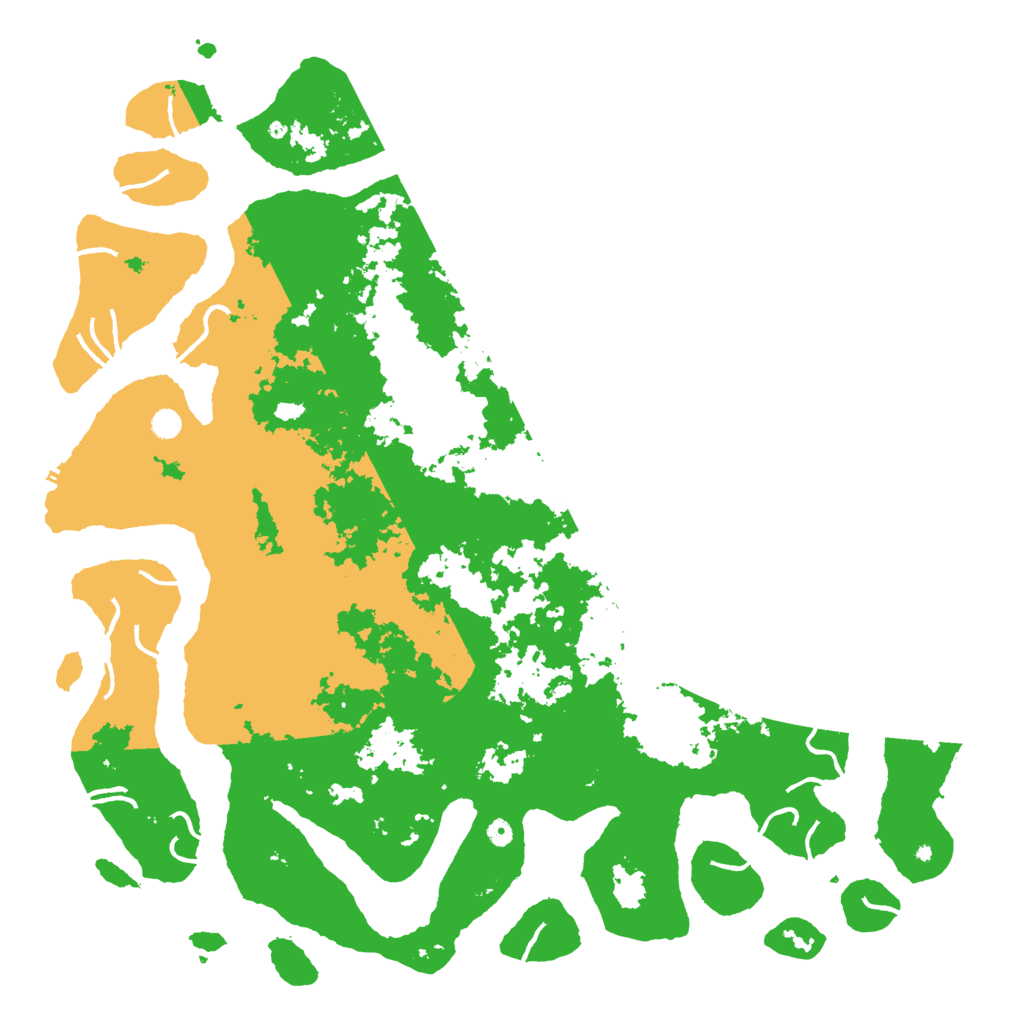 Biome Rust Map: Procedural Map, Size: 6000, Seed: 634175869