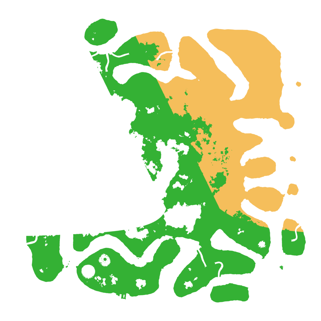 Biome Rust Map: Procedural Map, Size: 4201, Seed: 123456