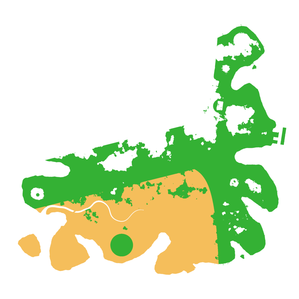 Biome Rust Map: Procedural Map, Size: 3500, Seed: 237105