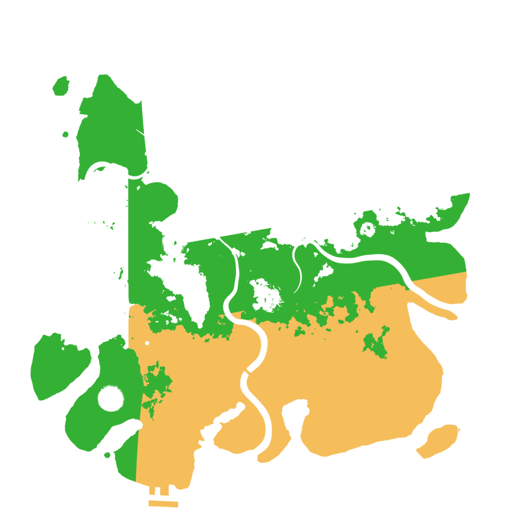 Biome Rust Map: Procedural Map, Size: 3500, Seed: 6201414