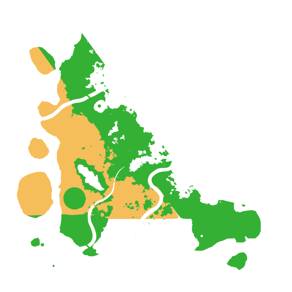 Biome Rust Map: Procedural Map, Size: 3500, Seed: 2200789
