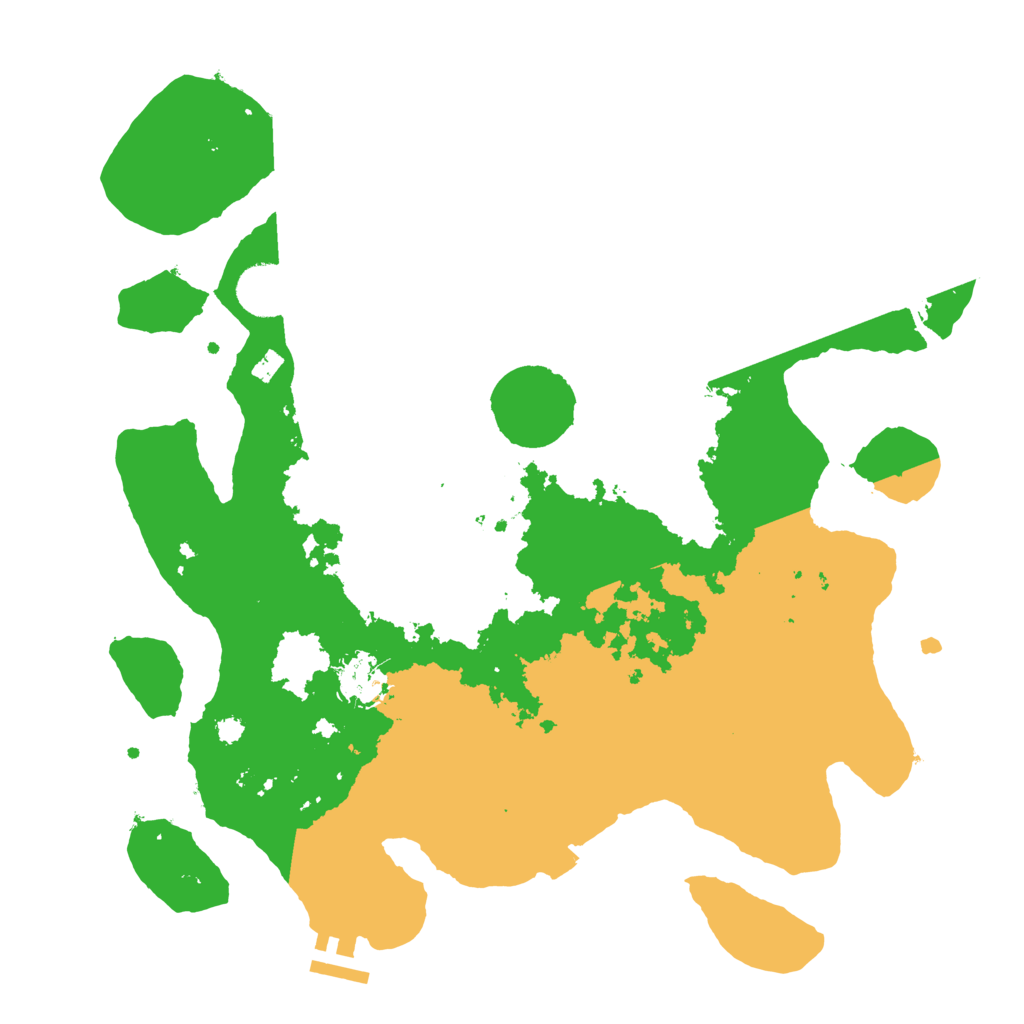 Biome Rust Map: Procedural Map, Size: 3500, Seed: 5676622