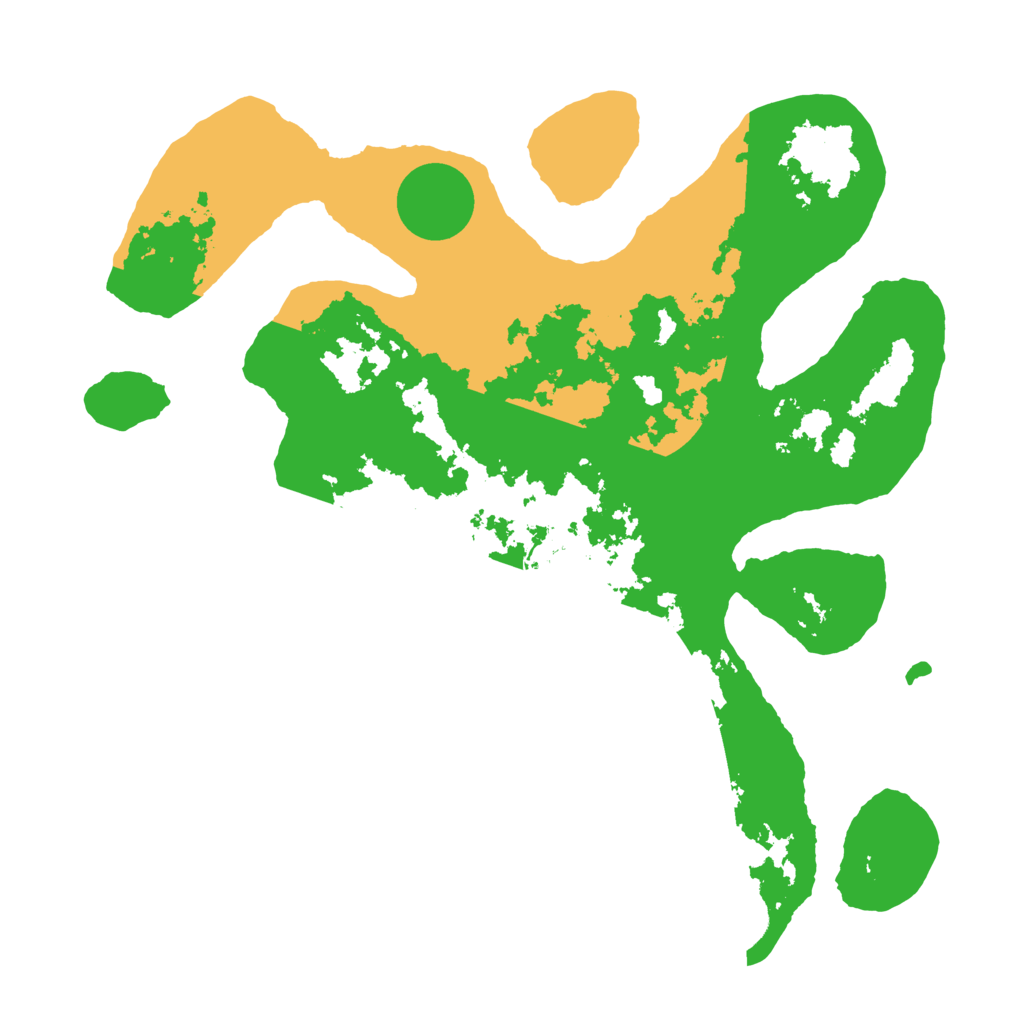 Biome Rust Map: Barren, Size: 3500, Seed: 2861416