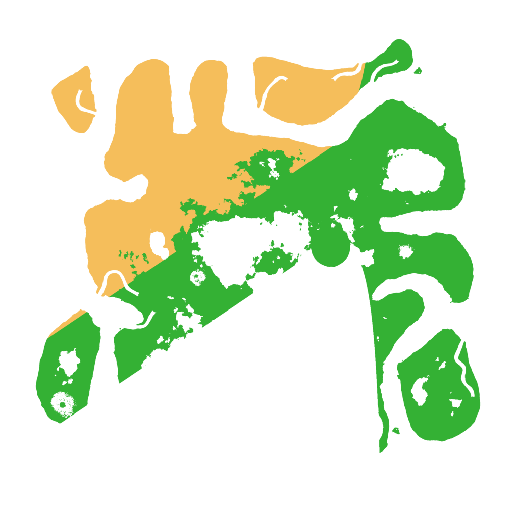 Biome Rust Map: Procedural Map, Size: 3500, Seed: 6413805