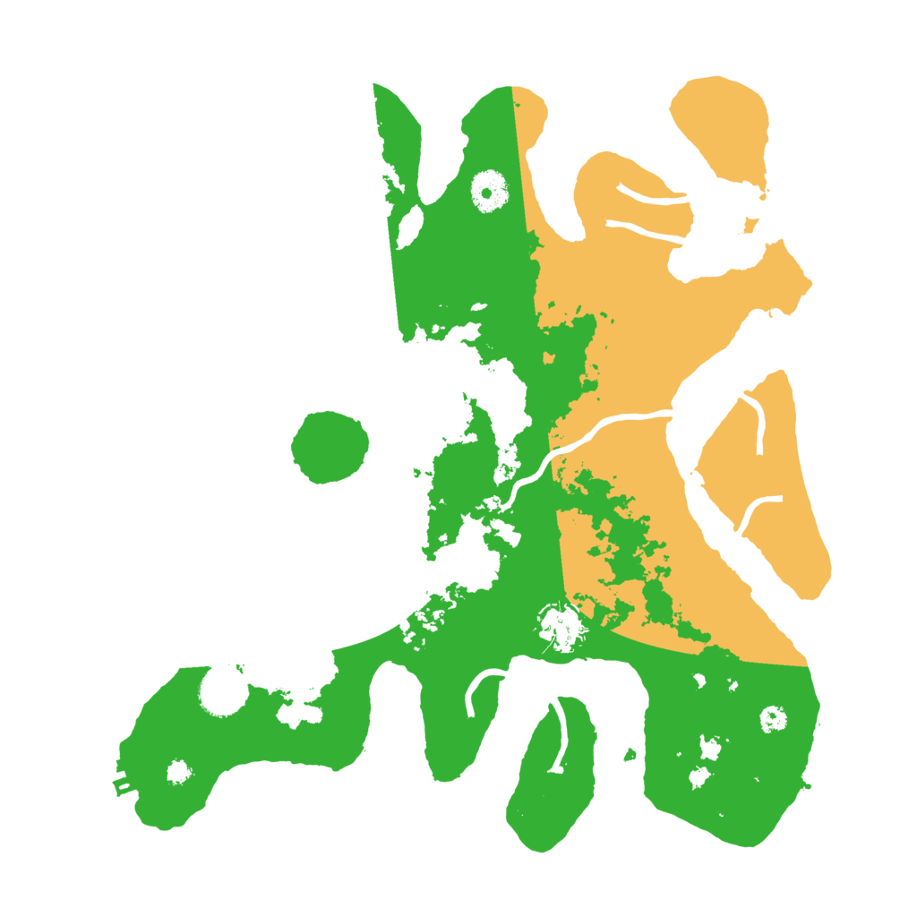 Biome Rust Map: Procedural Map, Size: 3500, Seed: 2711837