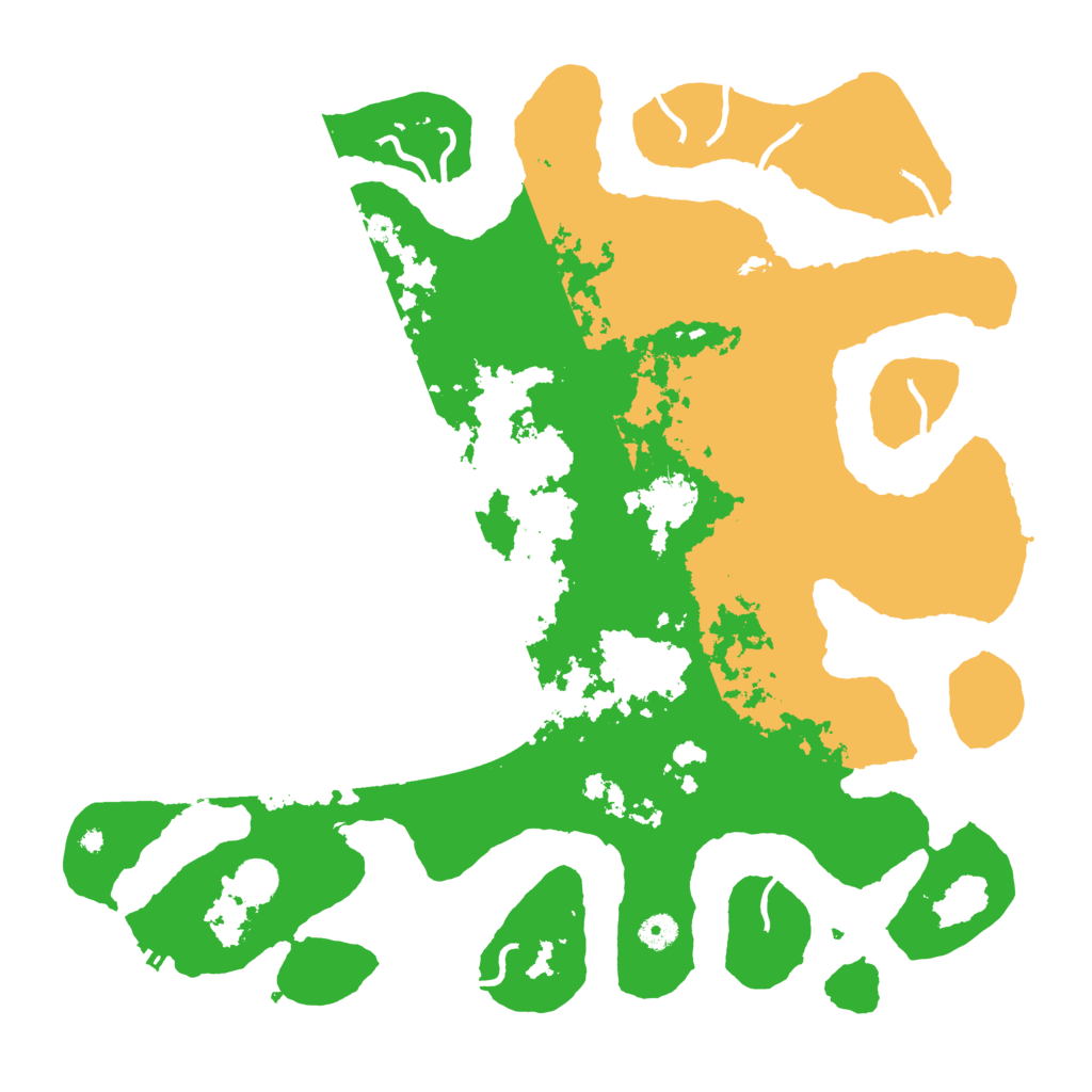 Biome Rust Map: Procedural Map, Size: 4500, Seed: 3243805