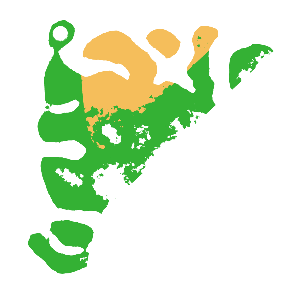 Biome Rust Map: Barren, Size: 3500, Seed: 3972054