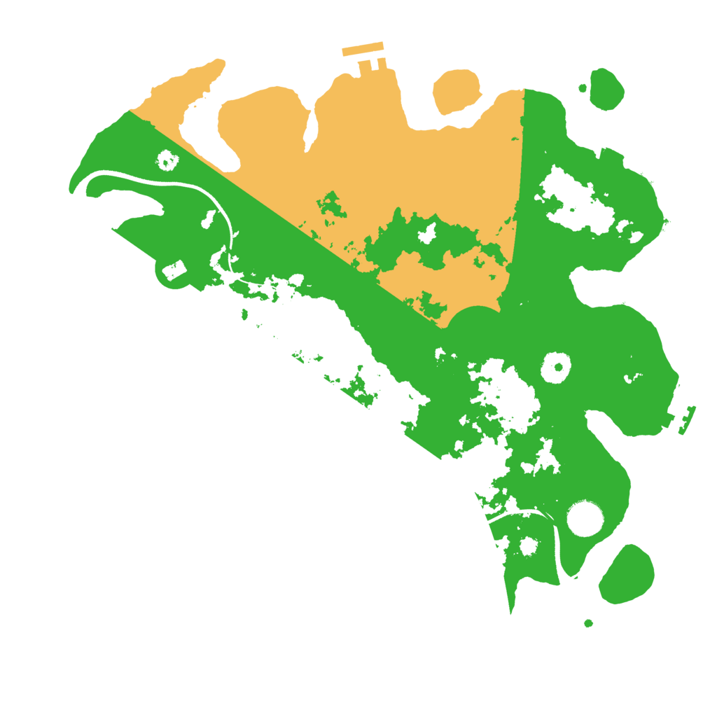 Biome Rust Map: Procedural Map, Size: 3500, Seed: 4654481