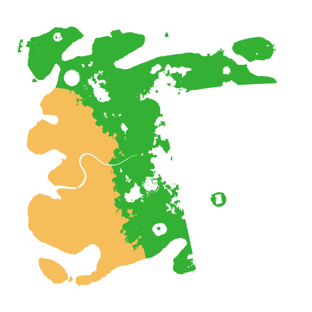 Biome Rust Map: Procedural Map, Size: 3500, Seed: 5661641