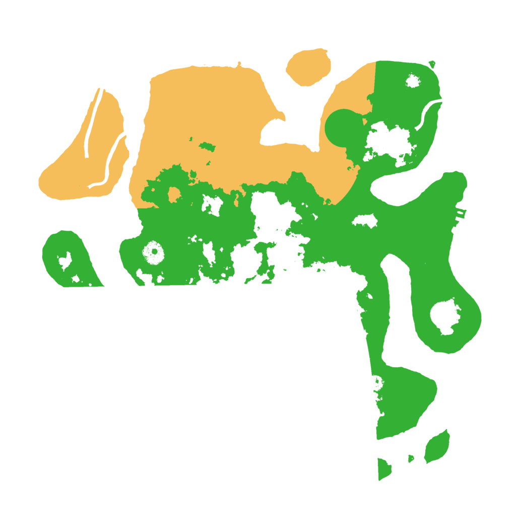 Biome Rust Map: Procedural Map, Size: 3550, Seed: 542068