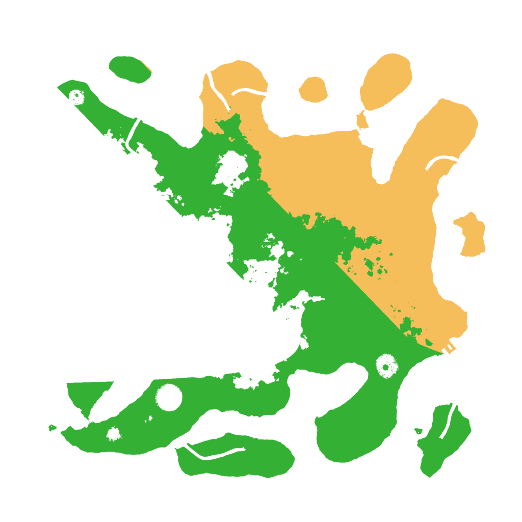 Biome Rust Map: Procedural Map, Size: 3500, Seed: 5735156