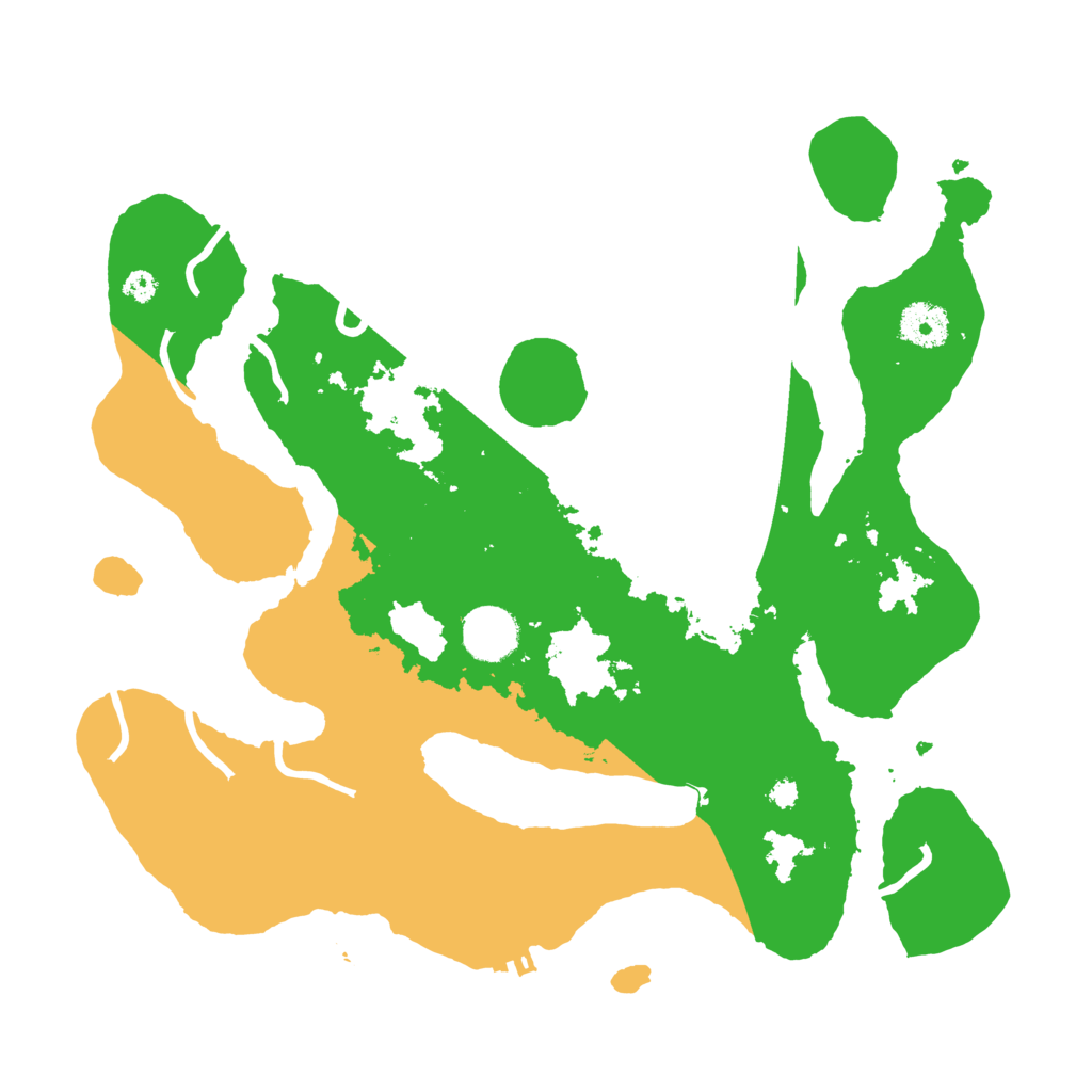 Biome Rust Map: Procedural Map, Size: 3500, Seed: 5343386