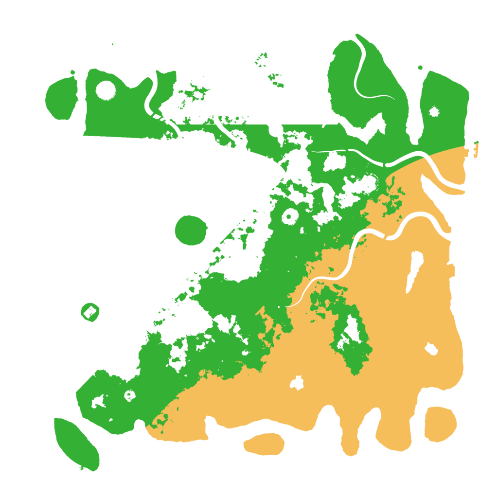 Biome Rust Map: Procedural Map, Size: 4500, Seed: 1264312