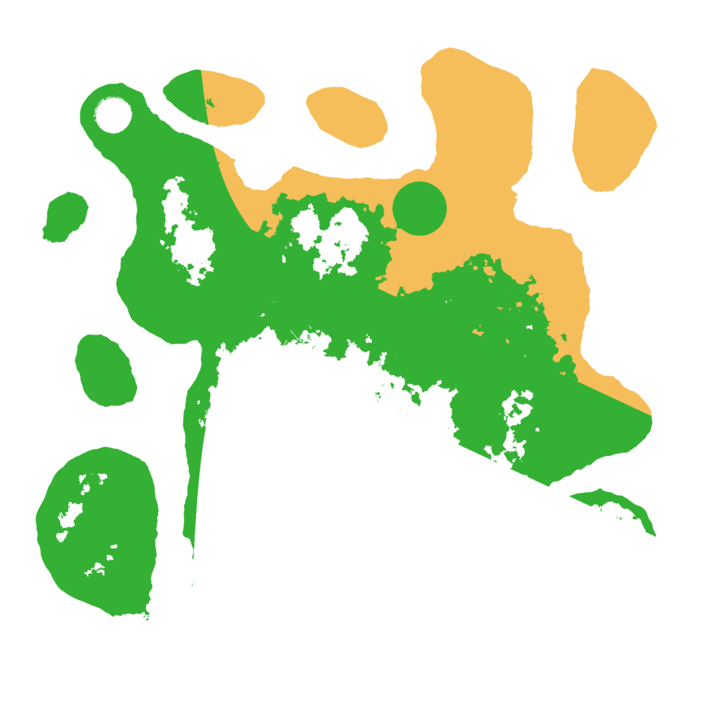 Biome Rust Map: Barren, Size: 3500, Seed: 3773863