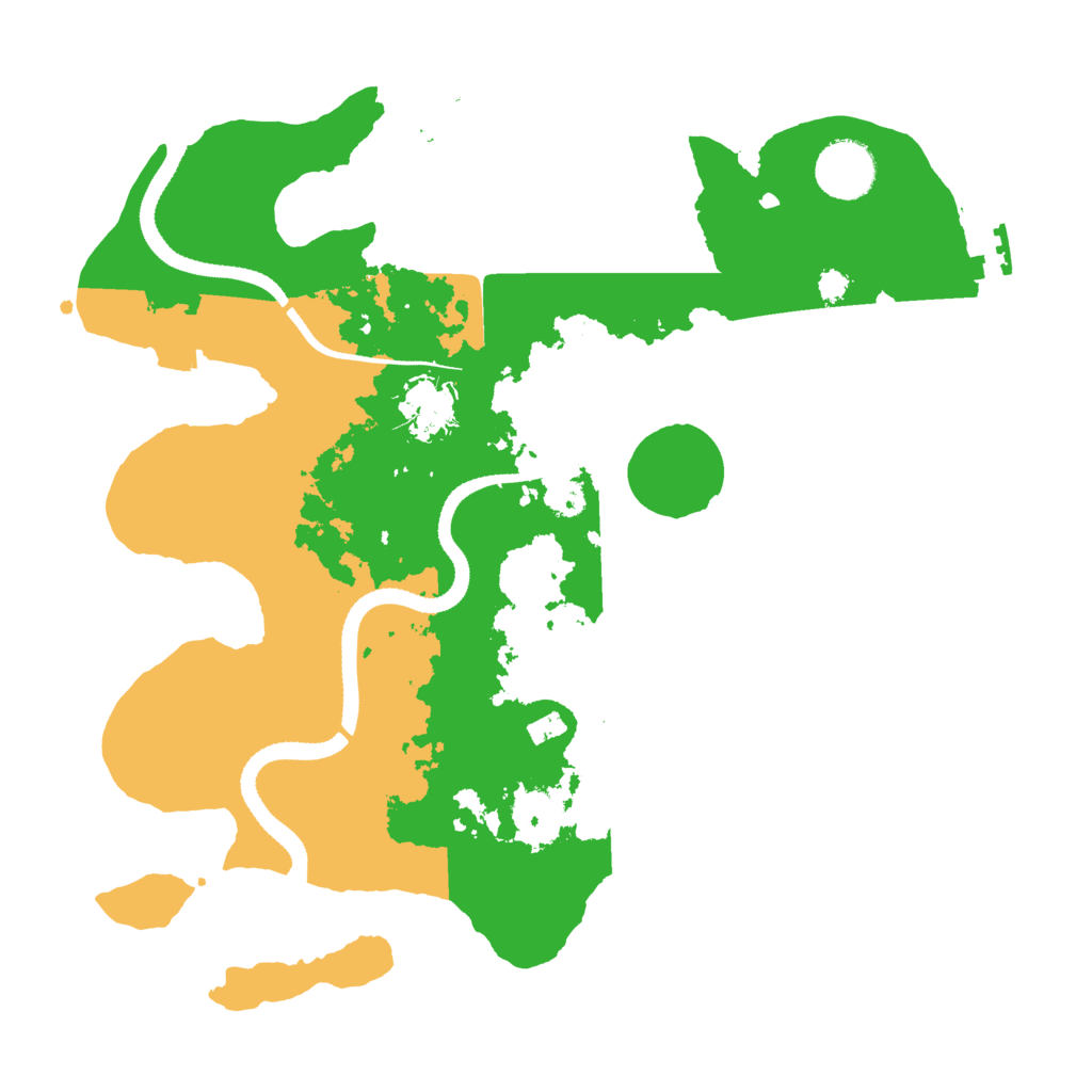 Biome Rust Map: Procedural Map, Size: 3250, Seed: 4580