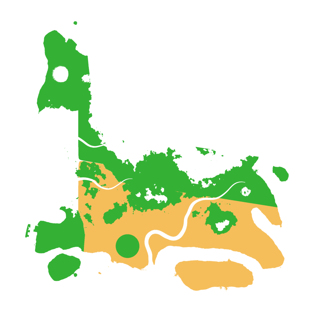 Biome Rust Map: Procedural Map, Size: 3500, Seed: 1706359