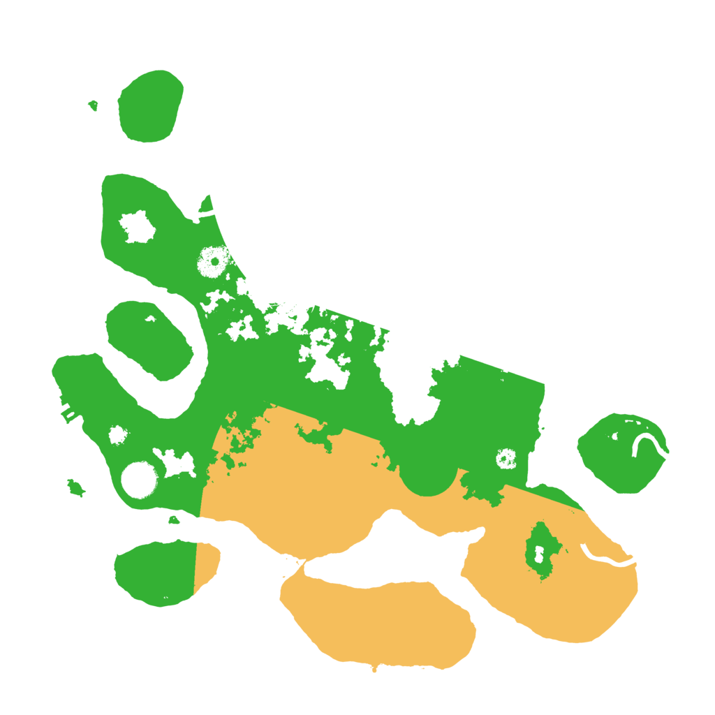 Biome Rust Map: Procedural Map, Size: 3500, Seed: 116104162