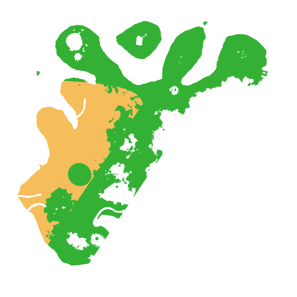 Biome Rust Map: Procedural Map, Size: 3500, Seed: 1047188