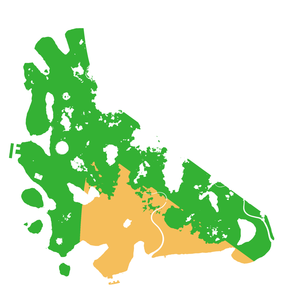 Biome Rust Map: Procedural Map, Size: 4000, Seed: 50290