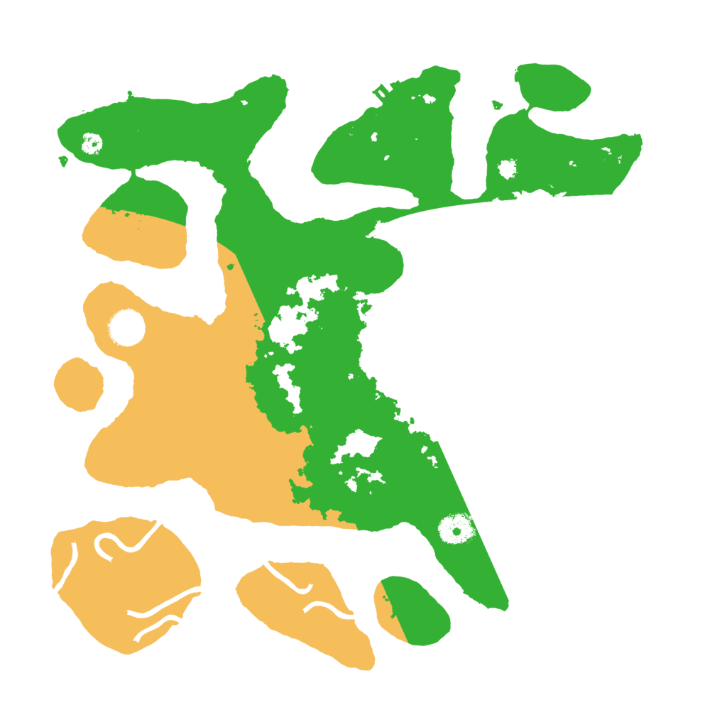 Biome Rust Map: Procedural Map, Size: 3500, Seed: 3670692