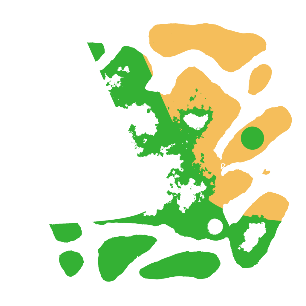 Biome Rust Map: Barren, Size: 3500, Seed: 1922144