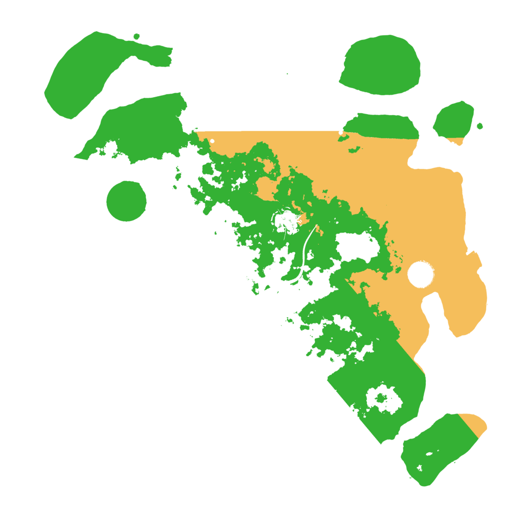Biome Rust Map: Procedural Map, Size: 3500, Seed: 5084885