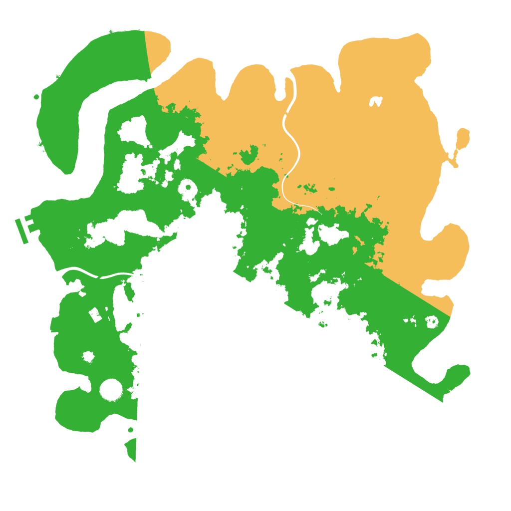 Biome Rust Map: Procedural Map, Size: 4000, Seed: 1645566