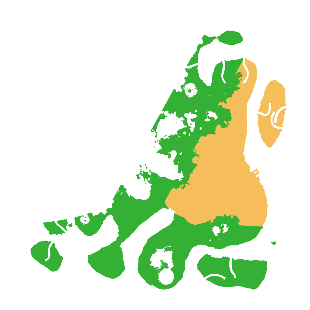 Biome Rust Map: Procedural Map, Size: 3500, Seed: 3472821