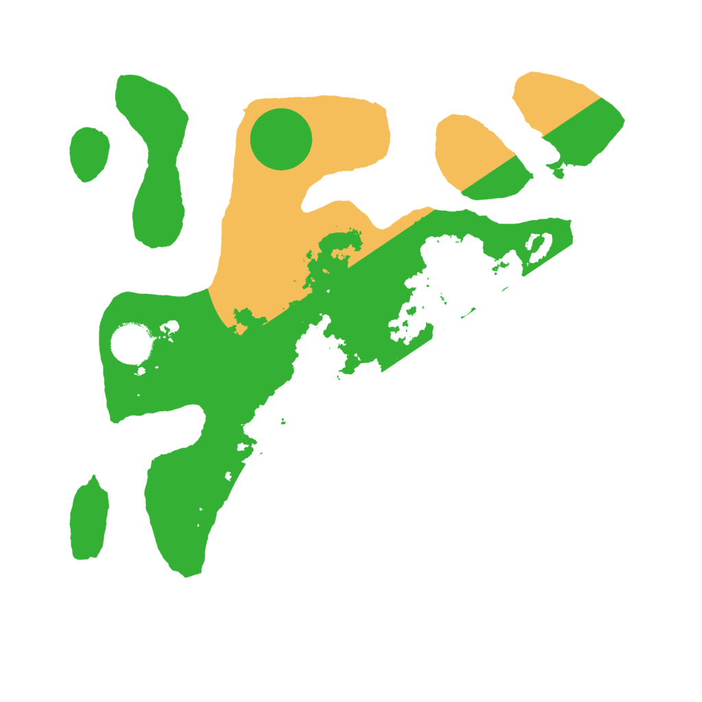 Biome Rust Map: Barren, Size: 3000, Seed: 1117815610