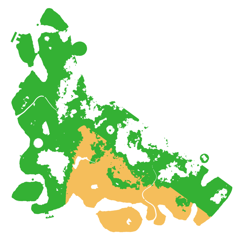 Biome Rust Map: Procedural Map, Size: 4500, Seed: 3089815
