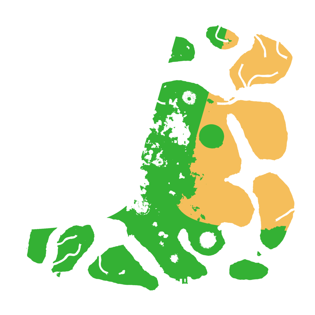 Biome Rust Map: Procedural Map, Size: 3500, Seed: 5770440