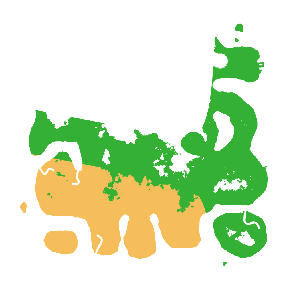 Biome Rust Map: Procedural Map, Size: 3500, Seed: 4591300