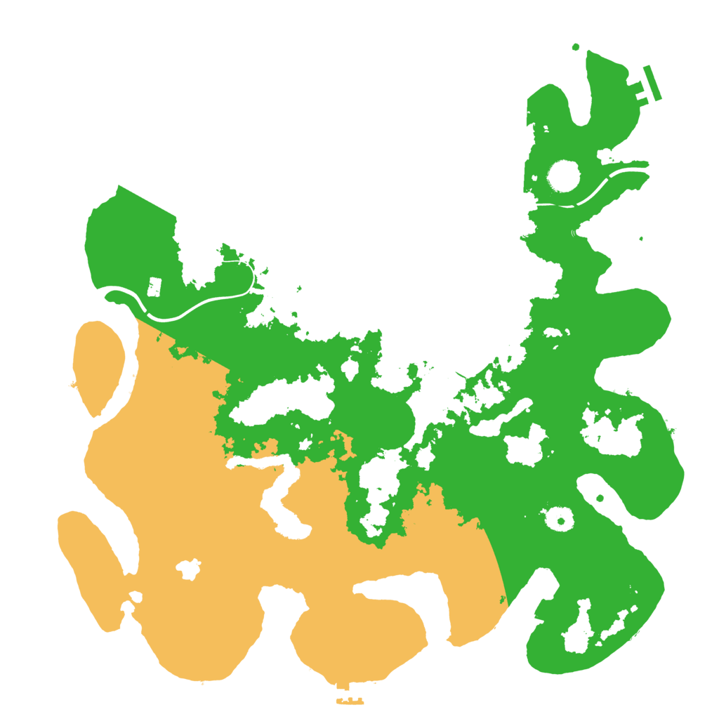 Biome Rust Map: Procedural Map, Size: 4000, Seed: 2515204