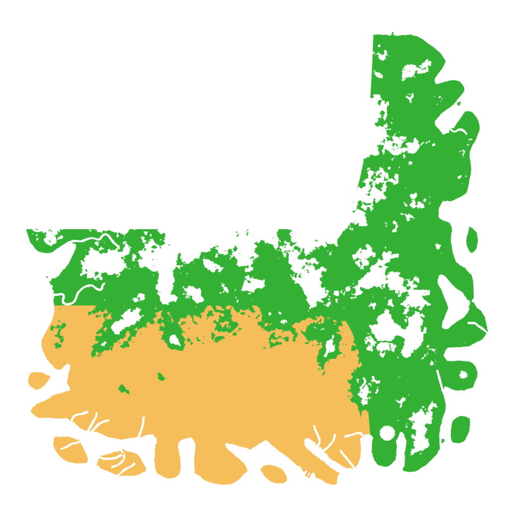 Biome Rust Map: Procedural Map, Size: 6000, Seed: 10337