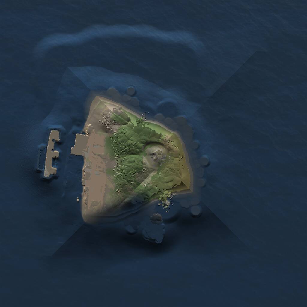 Rust Map: Procedural Map, Size: 1000, Seed: 153819759, 2 Monuments