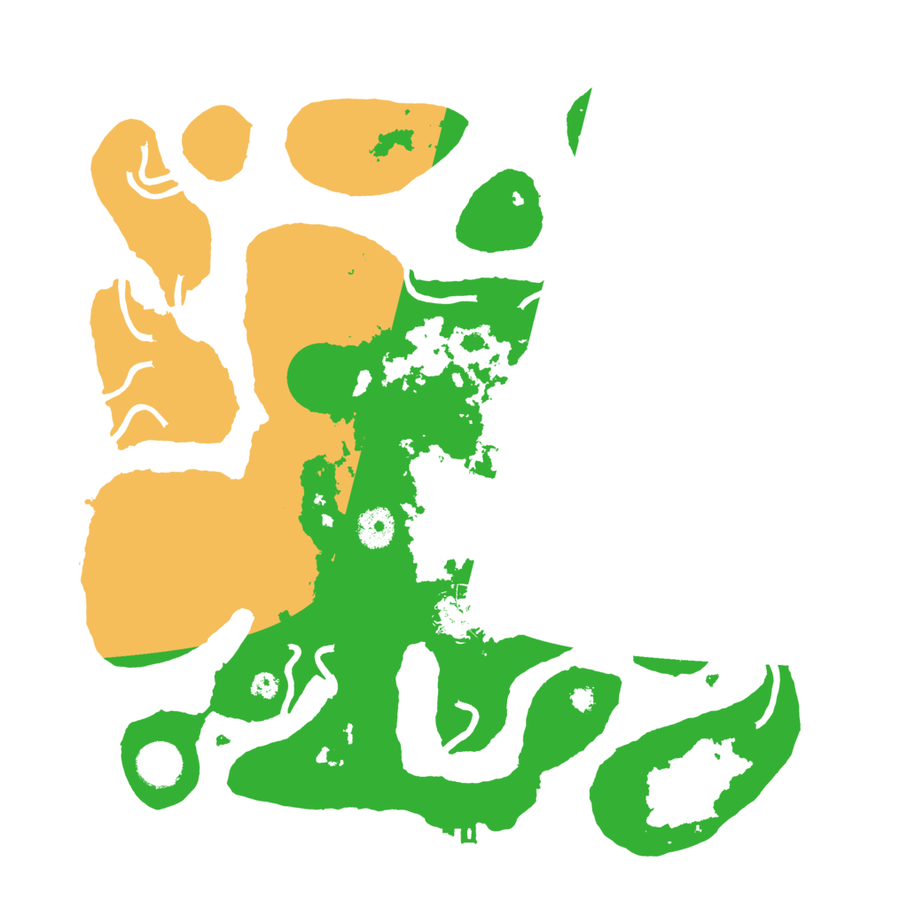 Biome Rust Map: Procedural Map, Size: 3500, Seed: 5189232