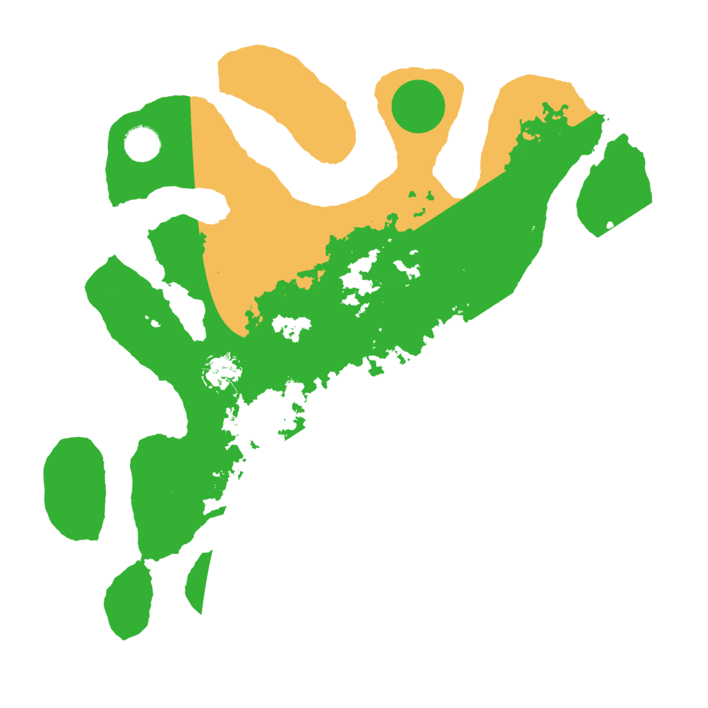 Biome Rust Map: Barren, Size: 3500, Seed: 2352674