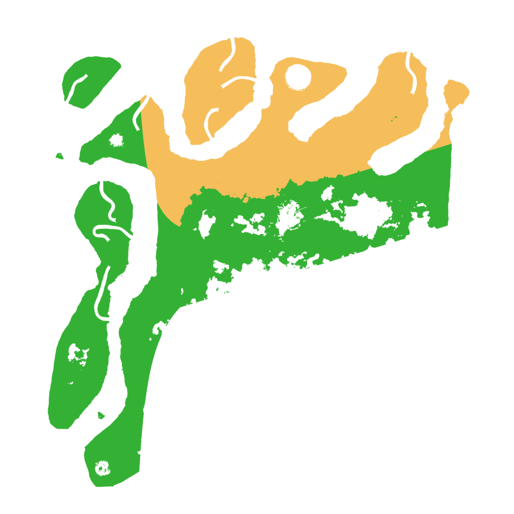 Biome Rust Map: Procedural Map, Size: 3500, Seed: 1235131